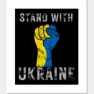 I Stand With Ukraine Posters and Art